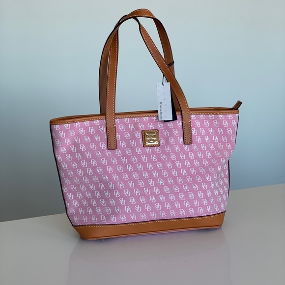 Dooney & Bourke Handbags - Dooney and Bourke Charleston Shopper Hot Pink